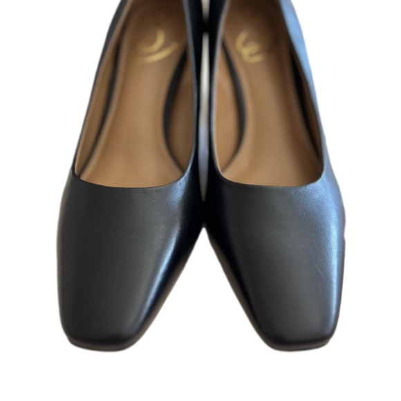 SAM EDELMAN Rika Kitten Heel Black Leather Size 7.5 - Picture 5 of 11